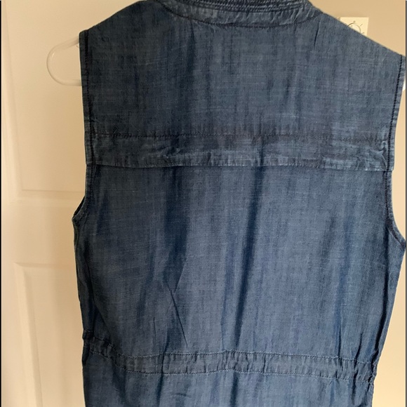Gap lyocell sleeveless long vest - Picture 5 of 13